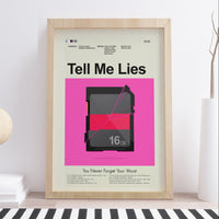 Load image into Gallery viewer, Tell Me Lies - SD Card | 12"x18" or 18"x24" Print Only
