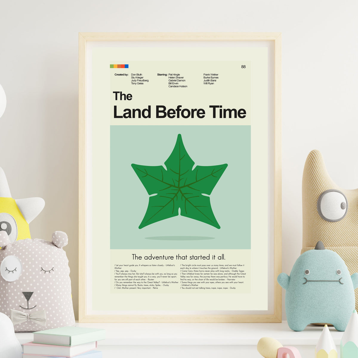 The Land Before Time - Tree Star | 12"x18" or 18"x24" Print only