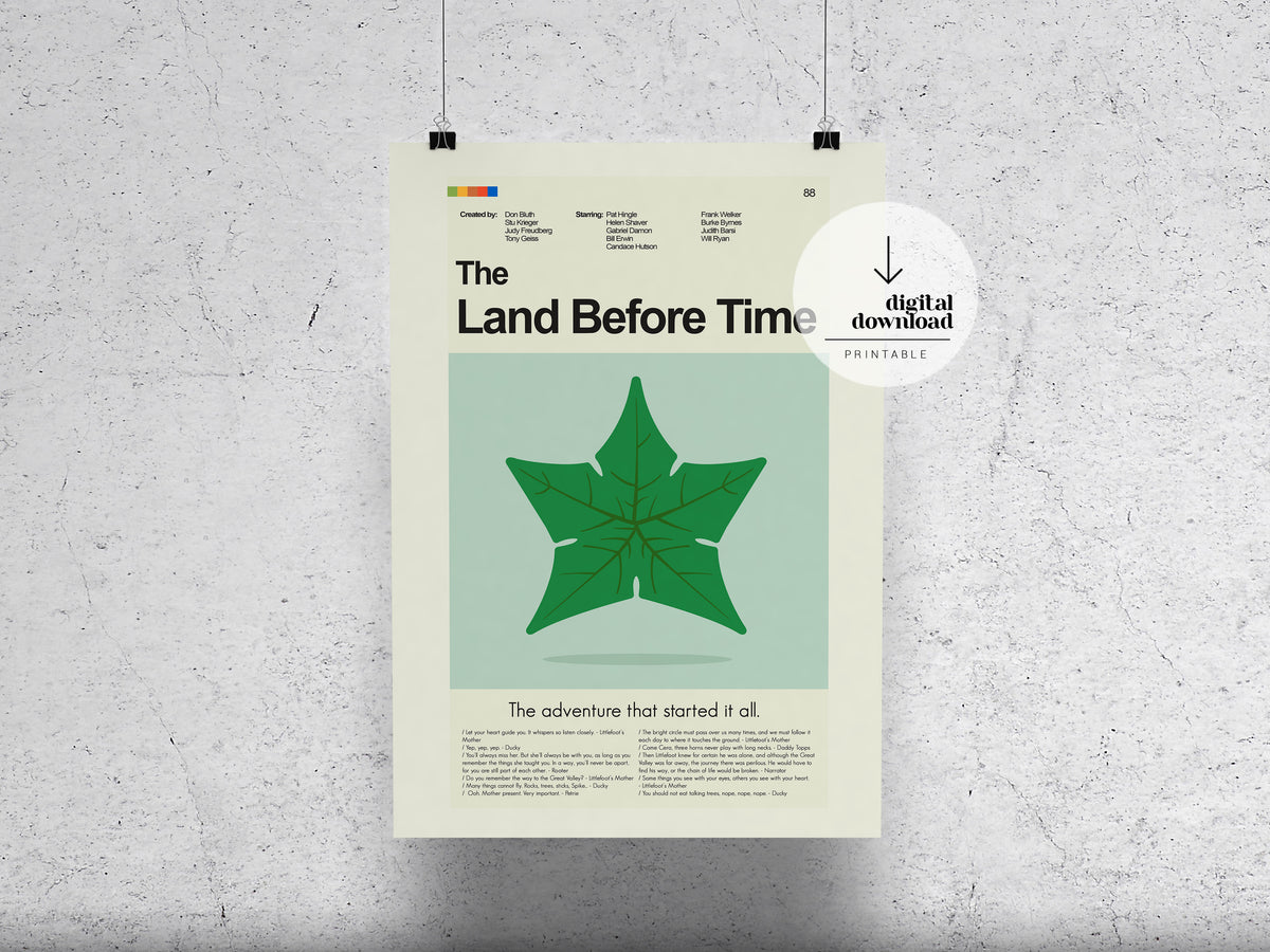 The Land Before Time | DIGITAL ARTWORK DOWNLOAD