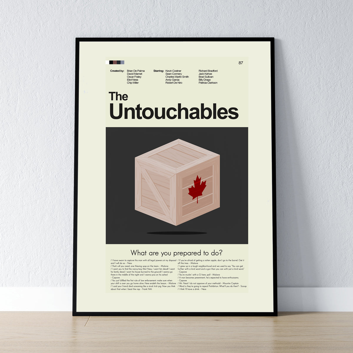 The Untouchables - Crate | 12"x18" or 18"x24" Print only