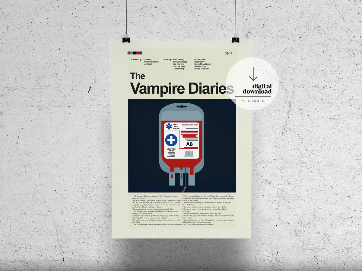 The Vampire Diaries | DIGITAL ARTWORK DOWNLOAD