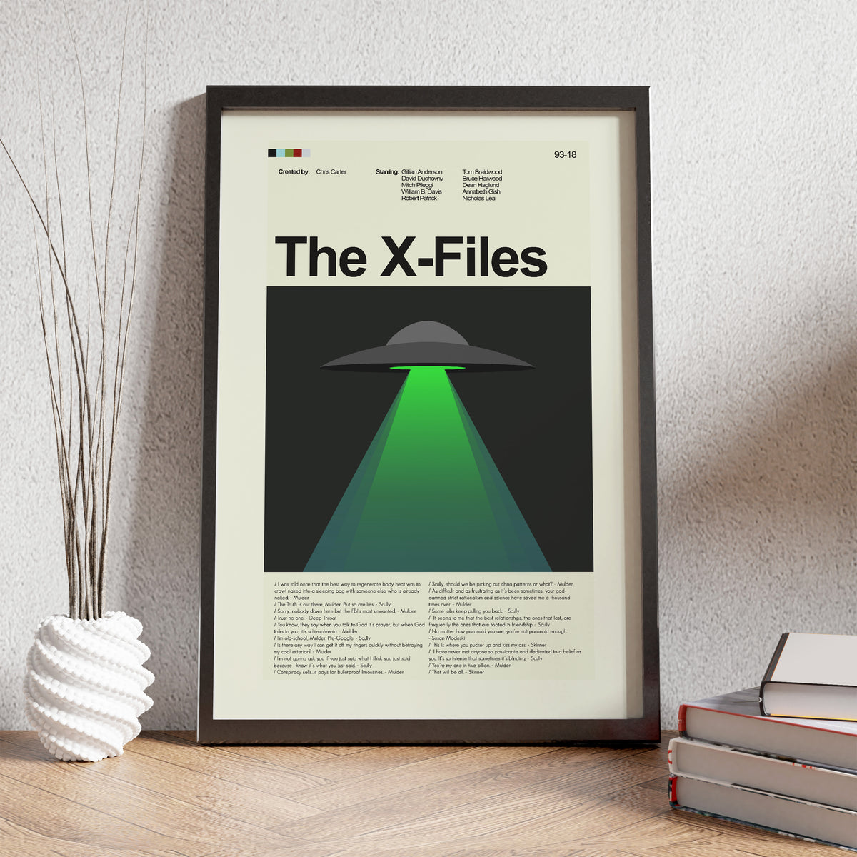 The X-FIles - UFO | 12"x18" or 18"x24" Print only