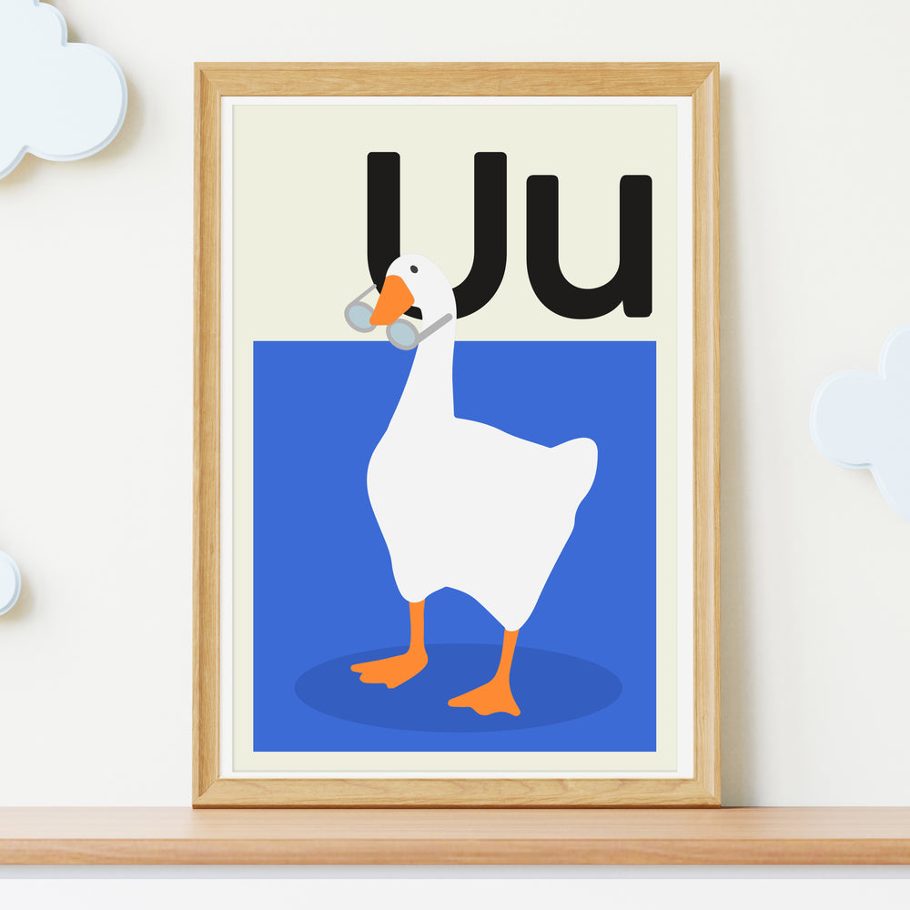 Untitled Goose Game Alphabet Print | 12"x18" or 18"x24" Print only