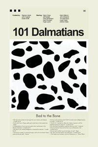 Load image into Gallery viewer, 101 Dalmatians - Black and White Spots | 12&quot;x18&quot; or 18&quot;x24&quot; Print Only

