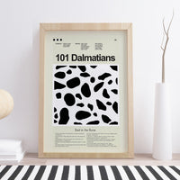 Load image into Gallery viewer, 101 Dalmatians - Black and White Spots | 12&quot;x18&quot; or 18&quot;x24&quot; Print Only
