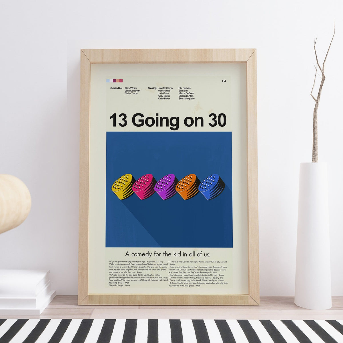 13 Going on 30 - Razzles | 12"x18" or 18"x24" Print only