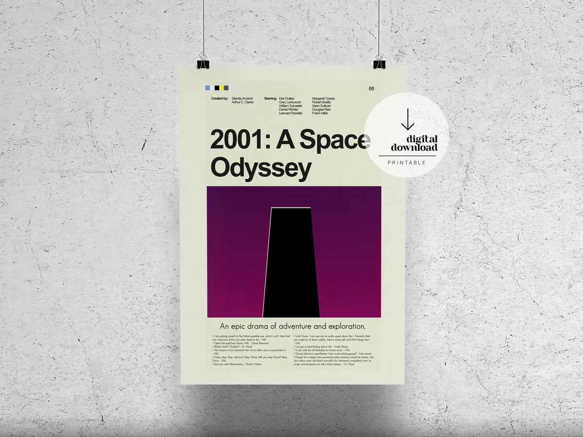 2001: A Space Odyssey | DIGITAL ARTWORK DOWNLOAD