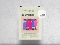 Load image into Gallery viewer, 27 Dresses | DIGITAL ARTWORK DOWNLOAD
