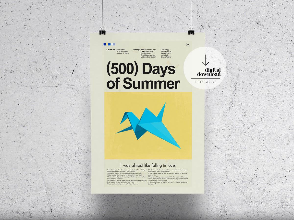 500 Days of Summer | DIGITAL ARTWORK DOWNLOAD