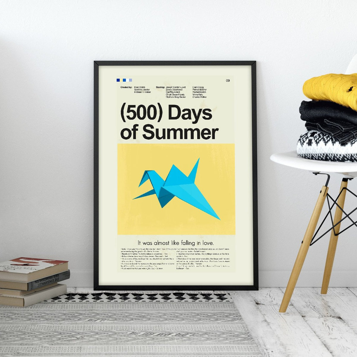 500 Days of Summer - Paper Crane  | 12"x18" or 18"x24" Print only