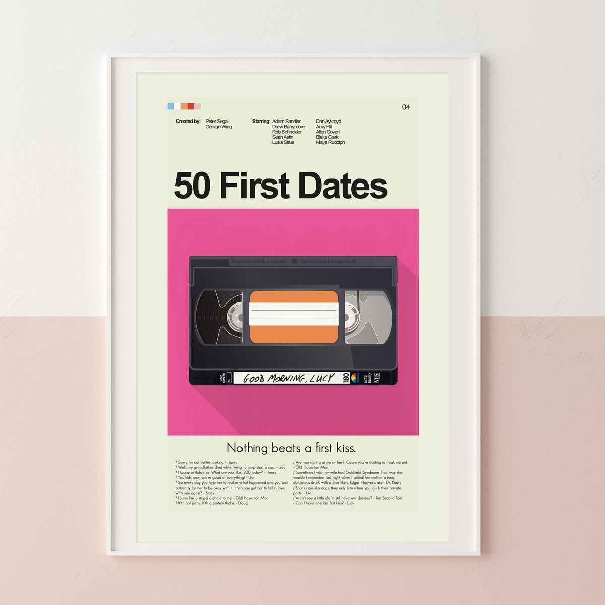 50 First Dates - Good Morning, Lucy | 12"x18" or 18"x24" Print only