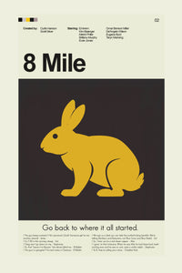 Load image into Gallery viewer, 8 Mile - Rabbit | 12&quot;x18&quot; or 18&quot;x24&quot; Print only

