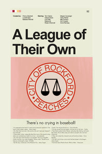 Load image into Gallery viewer, A League of Their Own - Rockford Peaches | 12&quot;x18&quot; or 18&quot;x24&quot; Print only
