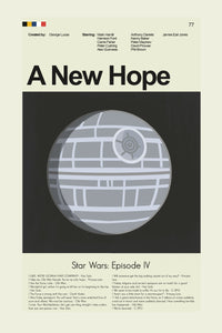 Load image into Gallery viewer, A New Hope: Star Wars Episode IV - Death Star | 12&quot;x18&quot; or 18&quot;x24&quot; Print only
