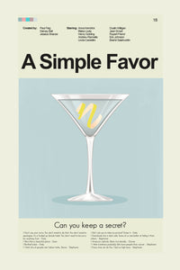 Load image into Gallery viewer, A Simple Favor - Lemon Twist | 12&quot;x18&quot; or 18&quot;x24&quot; Print only
