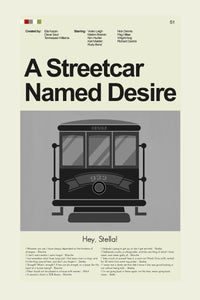 Load image into Gallery viewer, A Streetcar Named Desire - Streetcar | 12&quot;x18&quot; or 18&quot;x24&quot; Print only
