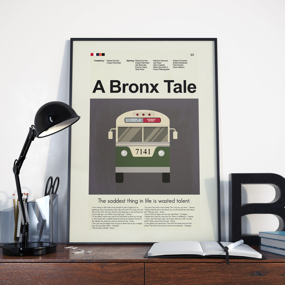 A Bronx Tale - 12 MTA Bus | 12"x18" or 18"x24" Print only