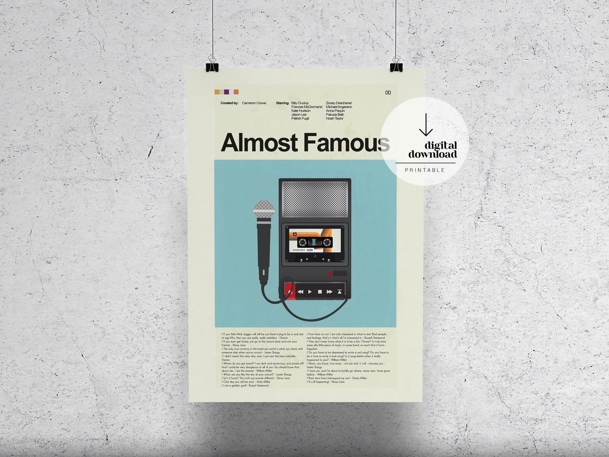 Almost Famous | DIGITAL ARTWORK DOWNLOAD