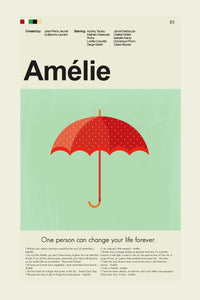 Load image into Gallery viewer, Amelie - Red Polka Dot Umbrella | 12&quot;x18&quot; or 18&quot;x24&quot; Print only
