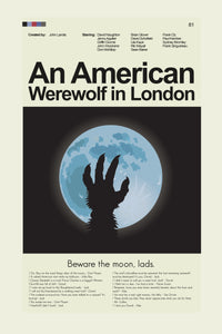Load image into Gallery viewer, An American Werewolf in London - Full Moon  | 12&quot;x18&quot; or 18&quot;x24&quot; Print only
