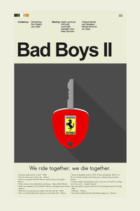 Load image into Gallery viewer, Bad Boys II Inspired Mid-Century Modern Print | 12&quot;x18&quot; or 18&quot;x24&quot; Print only
