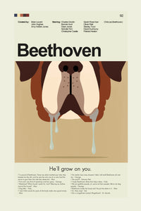 Load image into Gallery viewer, Beethoven Inspired Mid-Century Modern Print | 12&quot;x18&quot; or 18&quot;x24&quot; Print only
