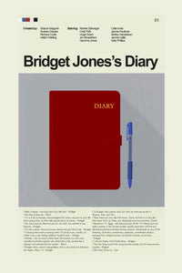 Load image into Gallery viewer, Bridget Jones&#39;s Diary - Red Diary with Blue Pen  | 12&quot;x18&quot; or 18&quot;x24&quot; Print only
