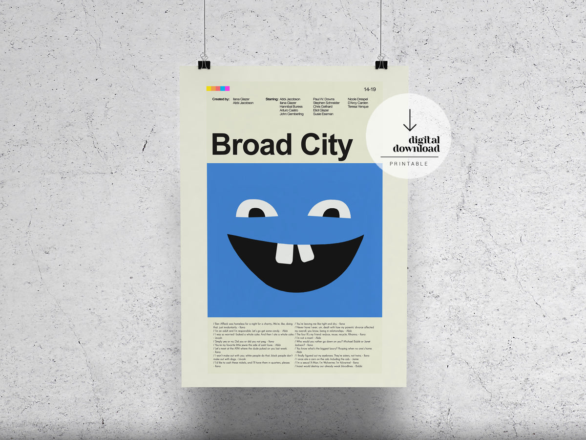Broad City | DIGITAL ARTWORK DOWNLOAD