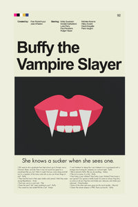 Load image into Gallery viewer, Buffy the Vampire Slayer (movie) Inspired Mid-Century Modern Print | 12&quot;x18&quot; or 18&quot;x24&quot; Print only
