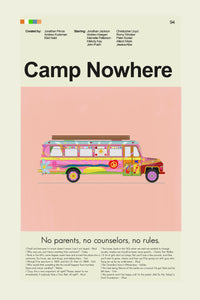 Load image into Gallery viewer, Camp Nowhere Inspired Mid-Century Modern Print | 12&quot;x18&quot; or 18&quot;x24&quot; Print only

