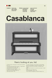 Load image into Gallery viewer, Casablanca Inspired Mid-Century Modern Print | 12&quot;x18&quot; or 18&quot;x24&quot; Print only
