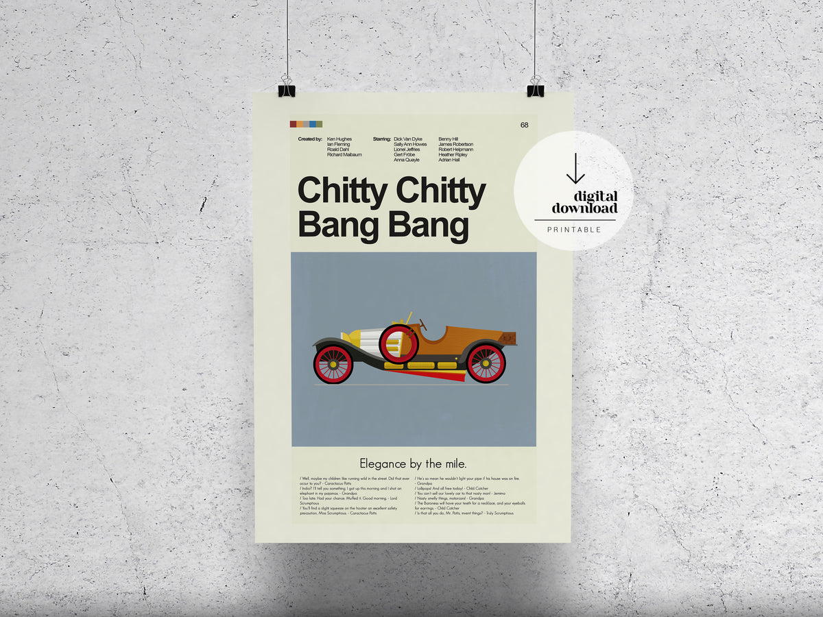 Chitty Chitty Bang Bang | DIGITAL ARTWORK DOWNLOAD