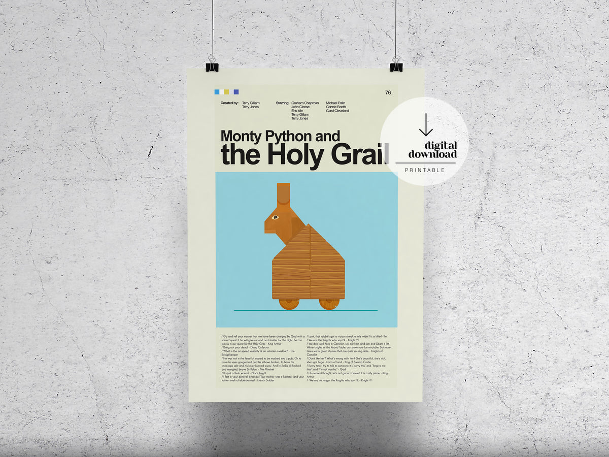 Monty Python and the Holy Grail | DIGITAL ARTWORK DOWNLOAD