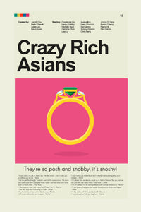 Load image into Gallery viewer, Crazy Rich Asians Inspired Mid-Century Modern Print | 12&quot;x18&quot; or 18&quot;x24&quot; Print only
