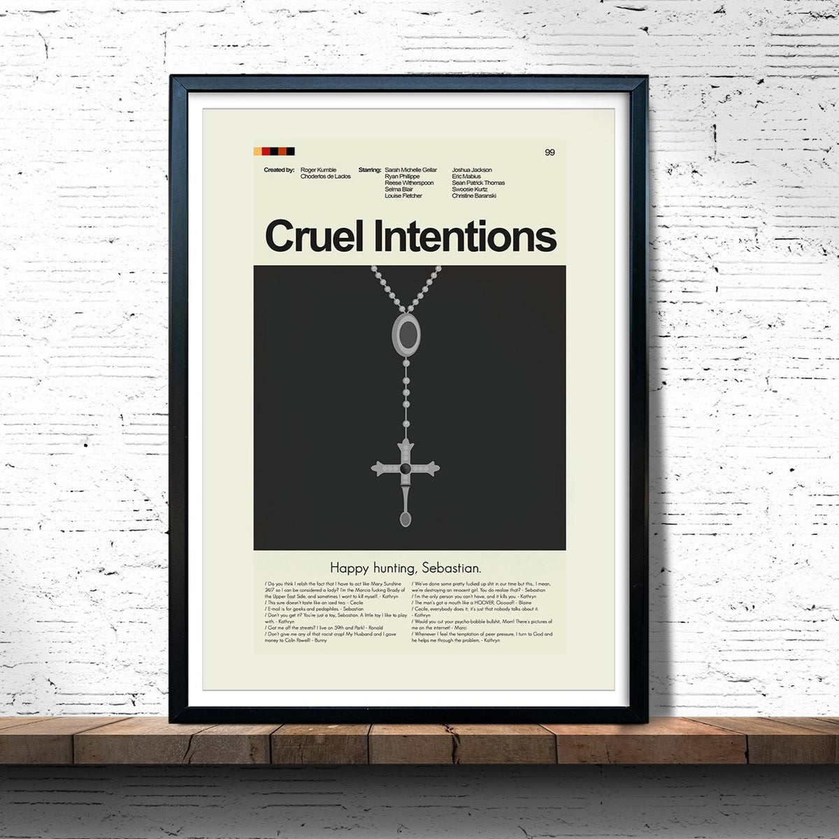 Cruel Intentions - Kathryn's Rosary  | 12"x18" or 18"x24" Print only