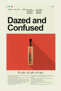 Load image into Gallery viewer, Dazed and Confused Inspired Mid-Century Modern Print | 12&quot;x18&quot; or 18&quot;x24&quot; Print only
