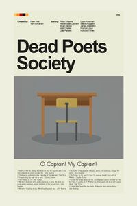 Load image into Gallery viewer, Dead Poets Society Inspired Mid-Century Modern Print | 12&quot;x18&quot; or 18&quot;x24&quot; Print only
