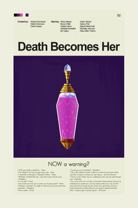 Load image into Gallery viewer, Death Becomes Her Inspired Mid-Century Modern Print | 12&quot;x18&quot; or 18&quot;x24&quot; Print only

