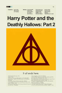 Load image into Gallery viewer, Harry Potter and the Deathly Hallows: Part 2 - Dealthy Hallows Symbol | 12&quot;x18&quot; or 18&quot;x24&quot; Print only
