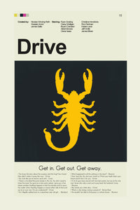 Load image into Gallery viewer, Drive - The Scorpion  | 12&quot;x18&quot; or 18&quot;x24&quot; Print only
