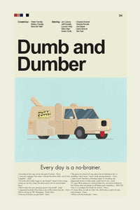 Load image into Gallery viewer, Dumb and Dumber Inspired Mid-Century Modern Print | 12&quot;x18&quot; or 18&quot;x24&quot; Print only
