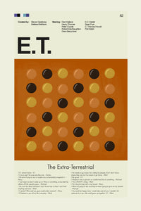 Load image into Gallery viewer, E.T. the Extra-Terrestrial Inspired Mid-Century Modern Print | 12&quot;x18&quot; or 18&quot;x24&quot; Print only
