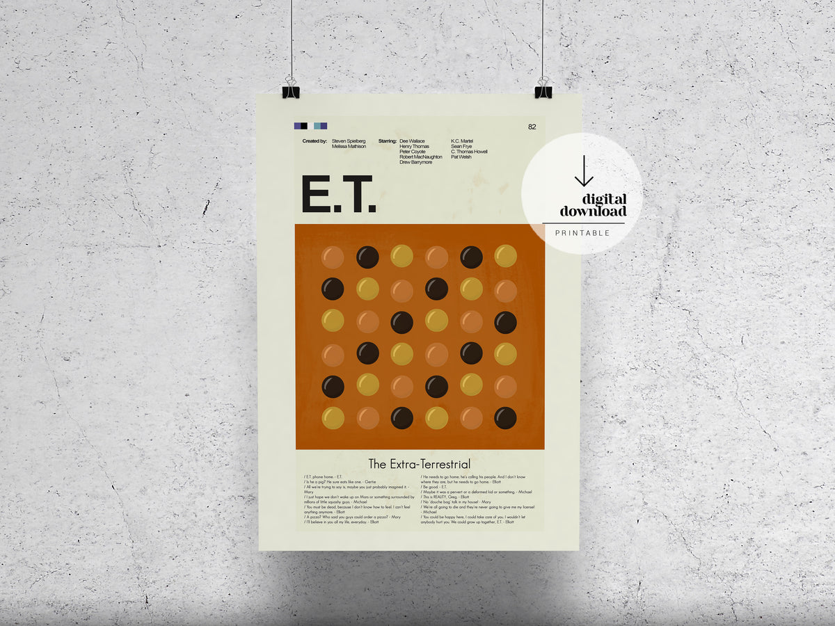E.T. The Extra Terrestrial | DIGITAL ARTWORK DOWNLOAD