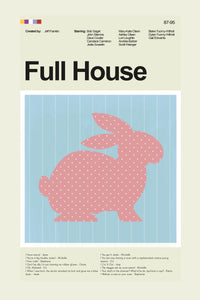 Load image into Gallery viewer, Full House - Bunny Wallpaper | 12&quot;x18&quot; or 18&quot;x24&quot; Print only
