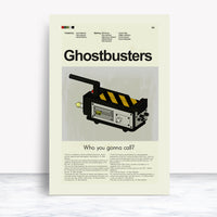 Load image into Gallery viewer, Ghostbusters Inspired Mid-Century Modern Print | 12&quot;x18&quot; or 18&quot;x24&quot; Print only
