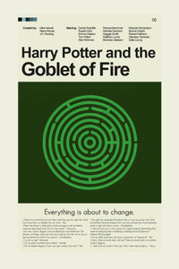 Load image into Gallery viewer, Harry Potter and the Goblet of Fire Inspired Mid-Century Modern Print | 12&quot;x18&quot; or 18&quot;x24&quot; Print only
