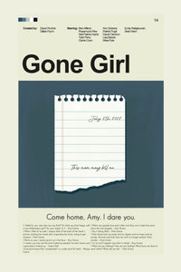 Load image into Gallery viewer, Gone Girl Inspired Mid-Century Modern Print | 12&quot;x18&quot; or 18&quot;x24&quot; Print only
