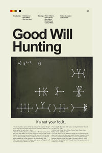 Load image into Gallery viewer, Good Will Hunting Inspired Mid-Century Modern Print | 12&quot;x18&quot; or 18&quot;x24&quot; Print only

