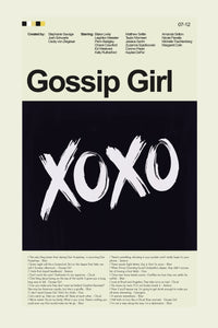 Load image into Gallery viewer, Gossip Girl - XOXO  | 12&quot;x18&quot; or 18&quot;x24&quot; Print only
