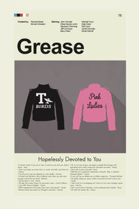 Load image into Gallery viewer, Grease Inspired Mid-Century Modern Print | 12&quot;x18&quot; or 18&quot;x24&quot; Print only
